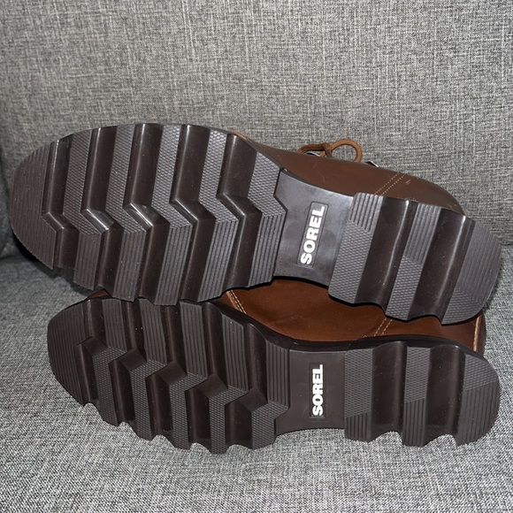 SOREL Joan Of Arctic Waterproof Wedge III Booties, HAZELNUT SIZE 8 US - Picture 9 of 10